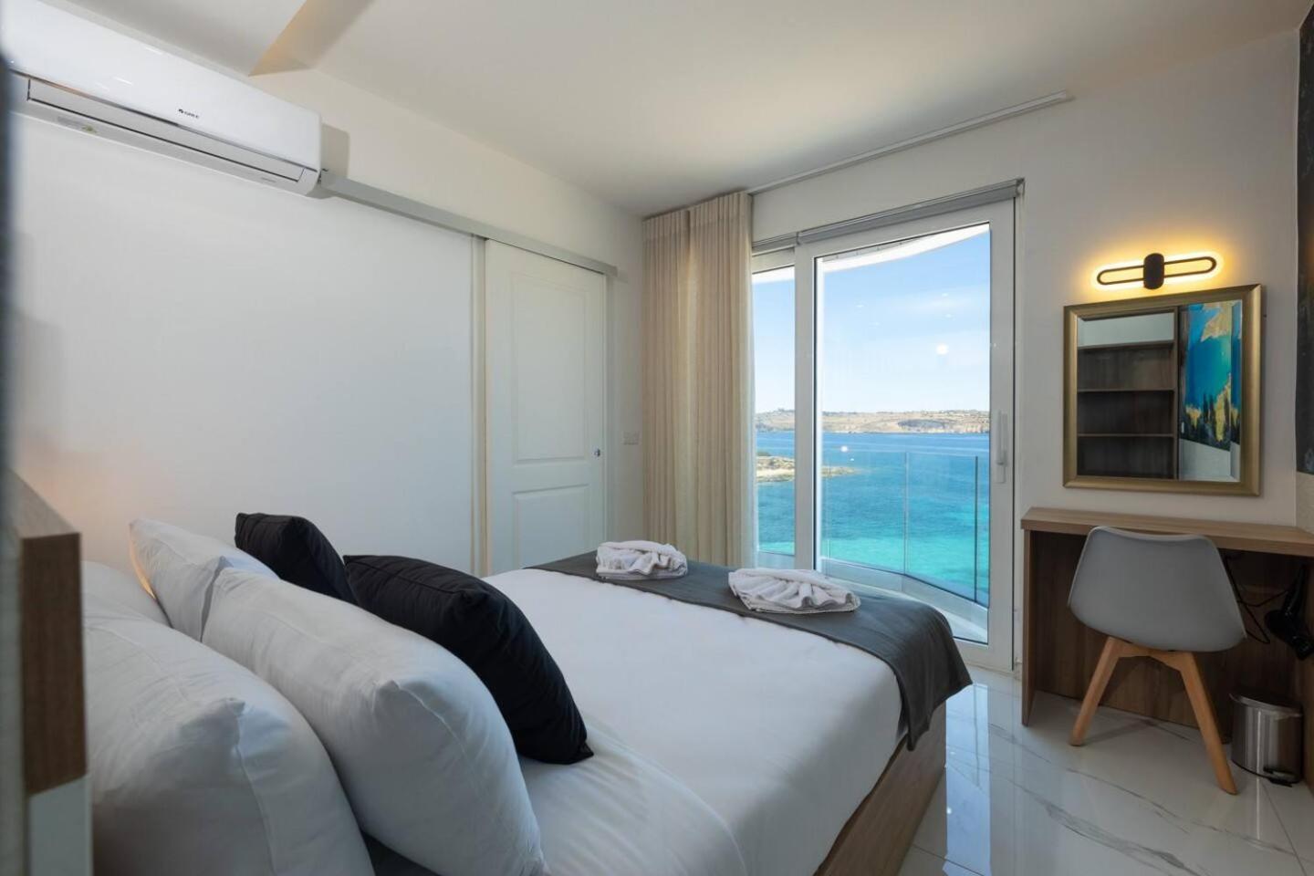 Ivory Suite Seafront With Views!- Fl 15 By Homely St. Paul's Bay Bagian luar foto